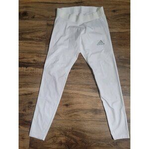 NWT Adidas Alphaskin Compression Pants Women's Large White